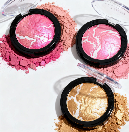 Baked Shimmer Blush Palette