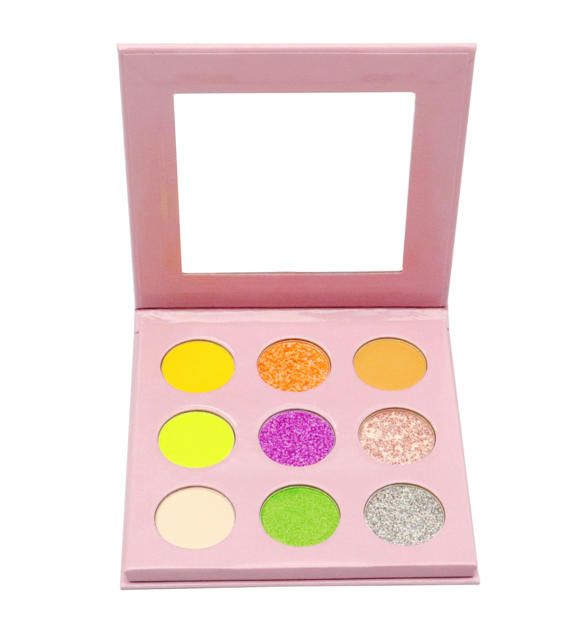 9-Color Pressed Glitter Eyeshadow Palette