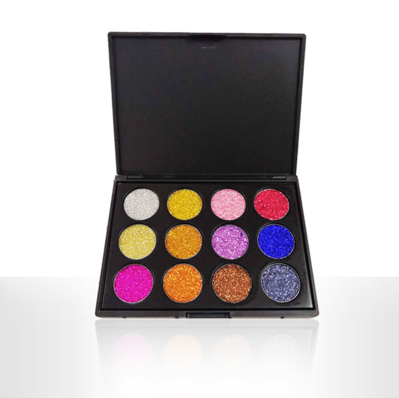12-Color Glitter Eyeshadow Palette