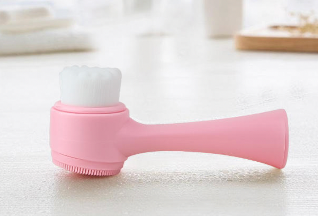 2-in-1 Silicone Facial Cleansing Brush & Headband Set